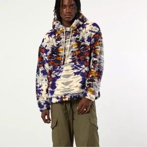 SOLD Urban Outfitters Without Walls Printed Sherpa Hoodie Sweatshirt